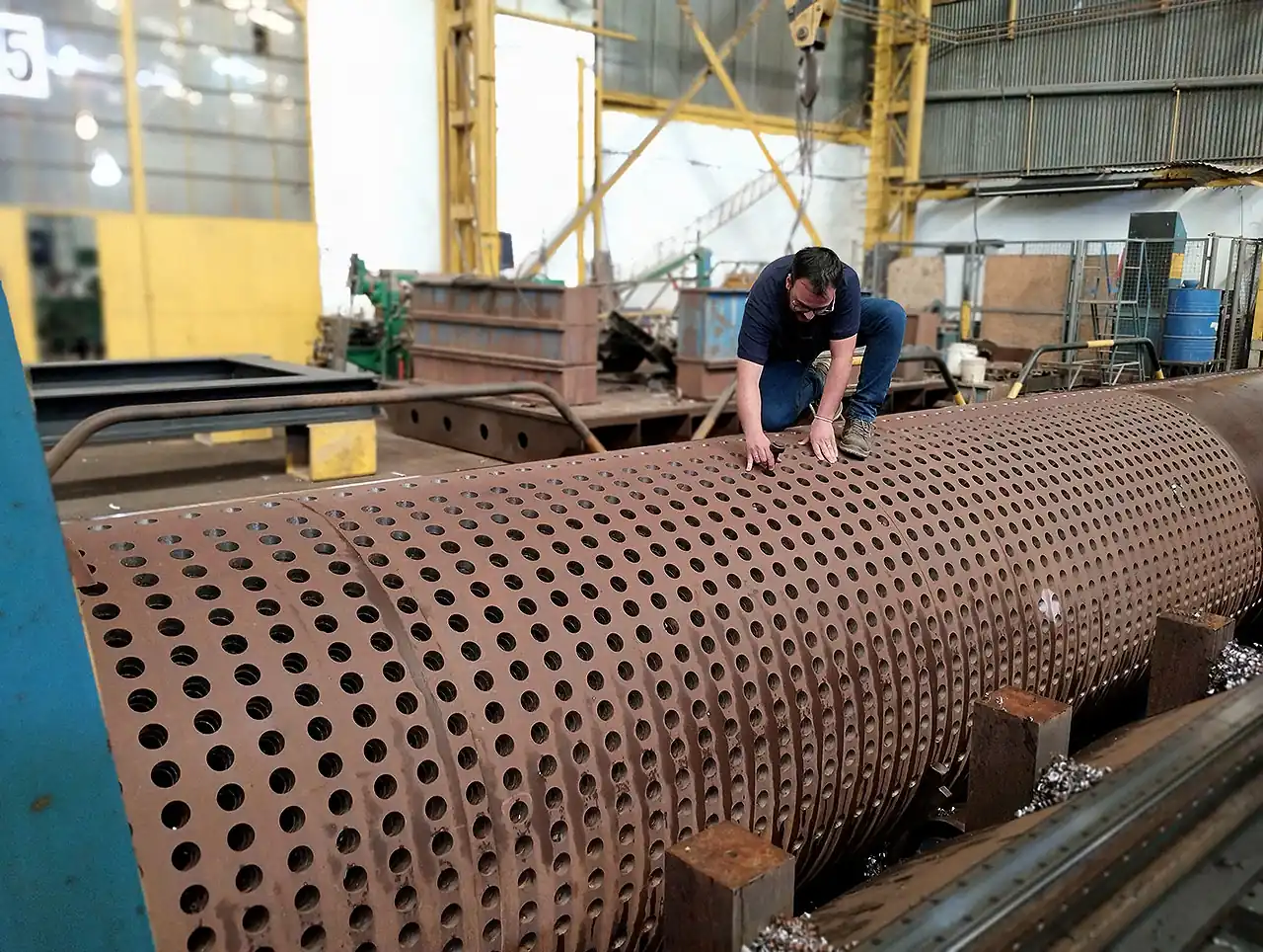 Inspección Fabricación Mecanizado Domo Caldera